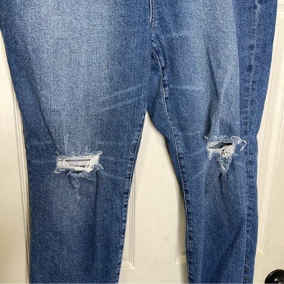 Torrid Straight Classic Denim High-Rise Studded Jean - Picture 3 of 12